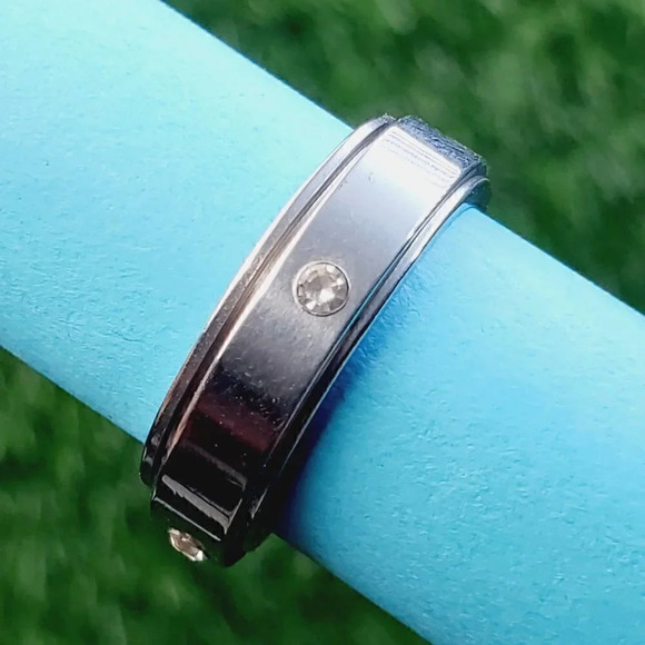 Stainless Steel Fashion Spinner Ring for Men/Women, AAAQL1012 - Picture 1 of 10